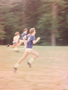 Shinguards not required.  And nice short shorts. Ah, the 80s...